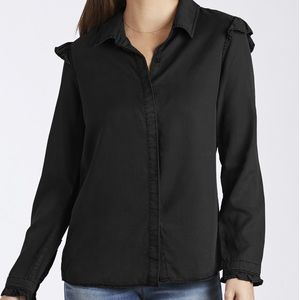 Black long sleeve blouse